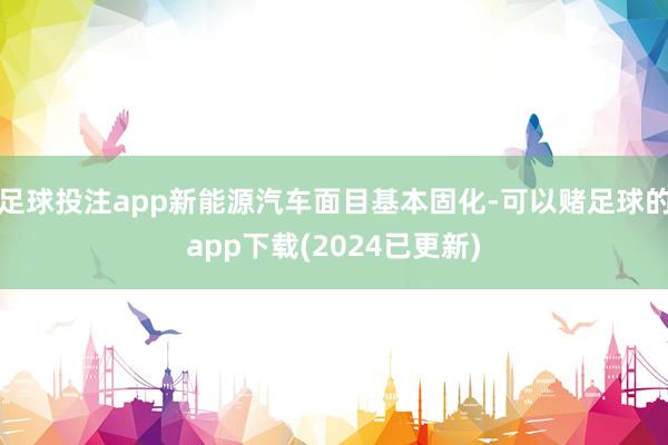 足球投注app新能源汽车面目基本固化-可以赌足球的app下载(2024已更新)