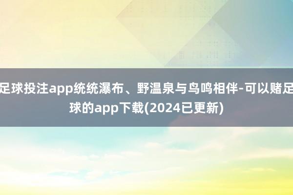 足球投注app统统瀑布、野温泉与鸟鸣相伴-可以赌足球的app下载(2024已更新)