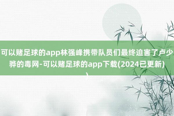 可以赌足球的app林强峰携带队员们最终迫害了卢少骅的毒网-可以赌足球的app下载(2024已更新)