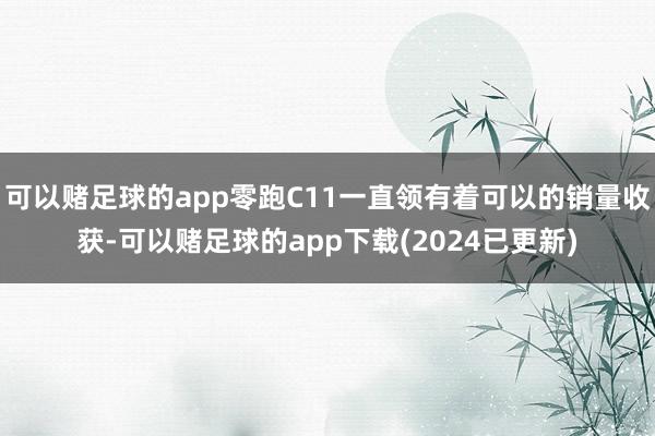 可以赌足球的app零跑C11一直领有着可以的销量收获-可以赌足球的app下载(2024已更新)